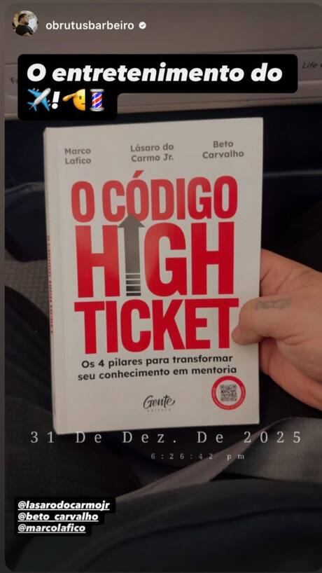 Leitor com O Código High Ticket 3