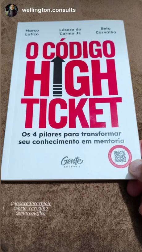 Leitor com O Código High Ticket 4