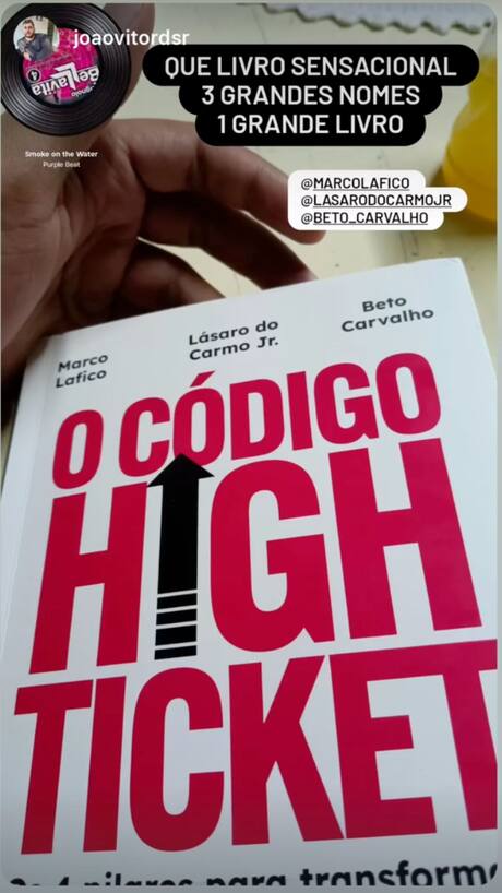 Leitor com O Código High Ticket 5