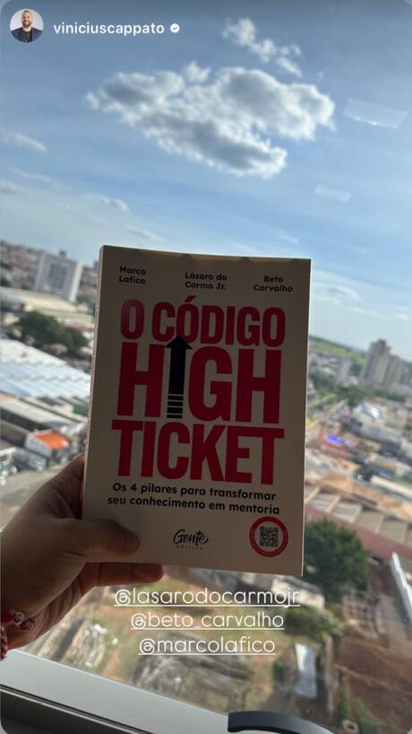 Leitor com O Código High Ticket 6