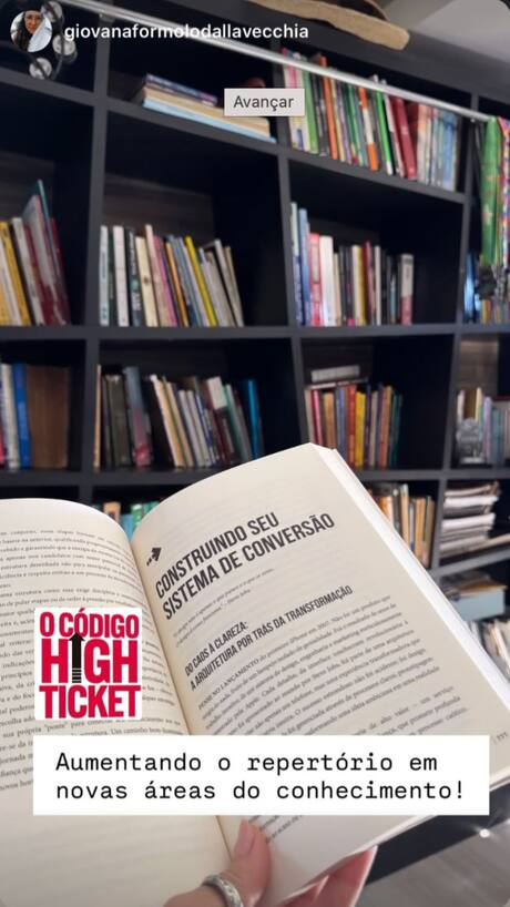 Leitor com O Código High Ticket 7