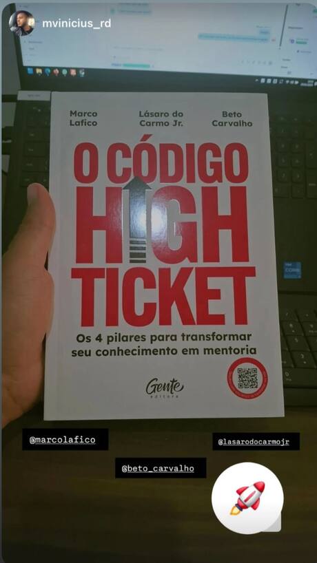 Leitor com O Código High Ticket 9