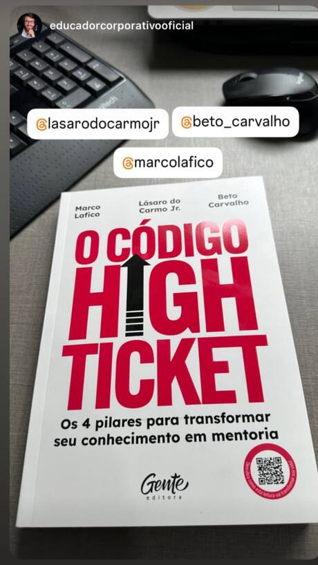 Leitor com O Código High Ticket 11